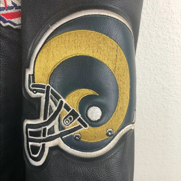 Jeff Hamilton Reebok Super Bowl XXXVI 2002 Leather - Picture 4 of 8